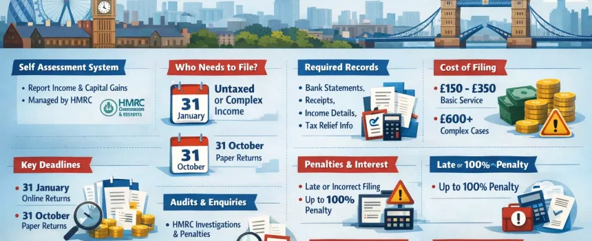 Complete Guide to Tax Returns in London: Deadlines, Costs, Penalties, and Support