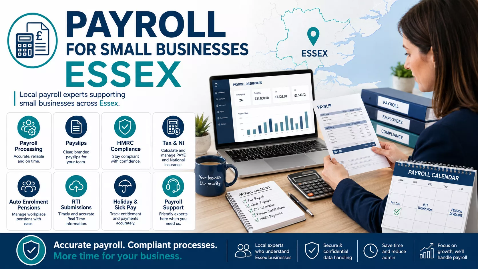 Payroll for Small Businesses Essex